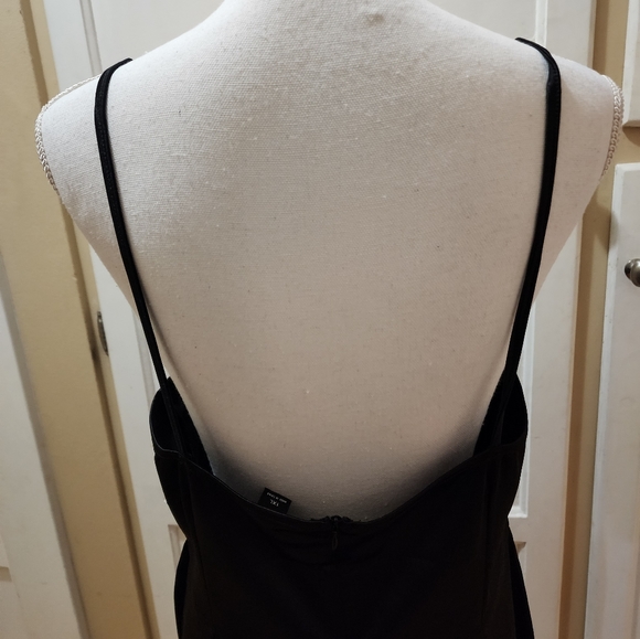 SHEIN Women's Fashion Leather Wrap Hem Cami Dress NWOT - Picture 10 of 15